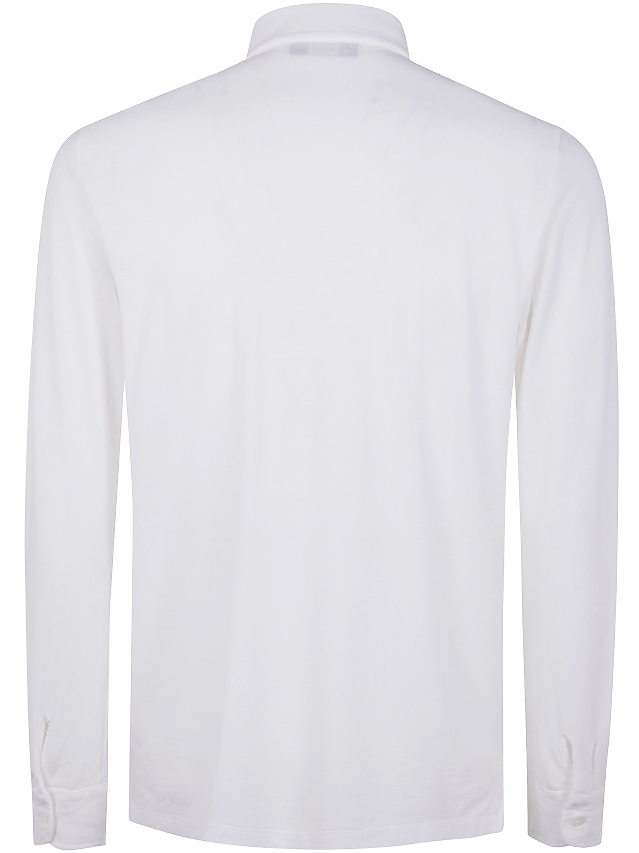 ZANONE Long Sleeve Mini Polo Shirt for Men