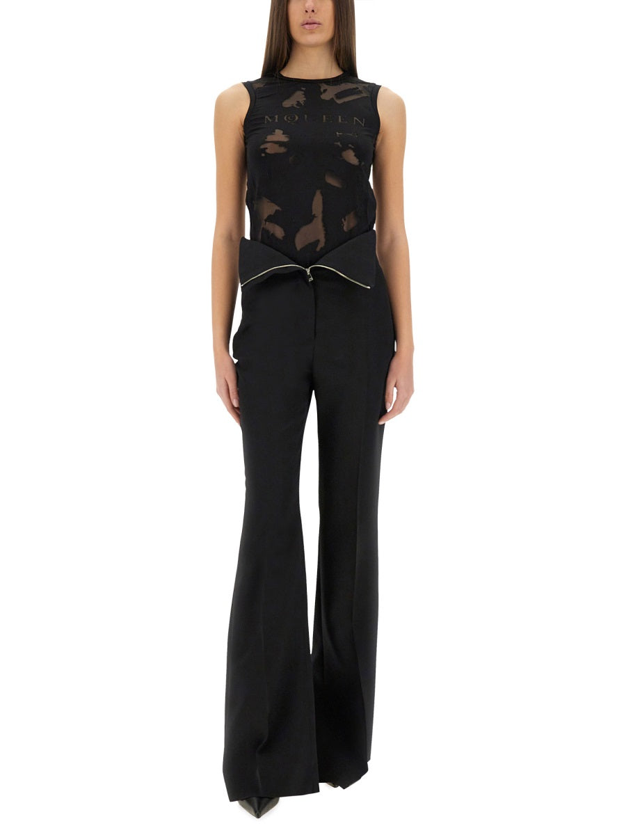 ALEXANDER MCQUEEN Elevated Top with Inserts - Size 40