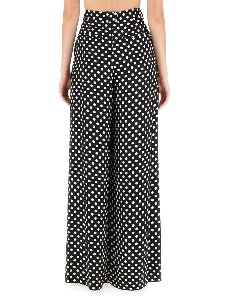 SAINT LAURENT Women's Wide Leg Pants - Size 38