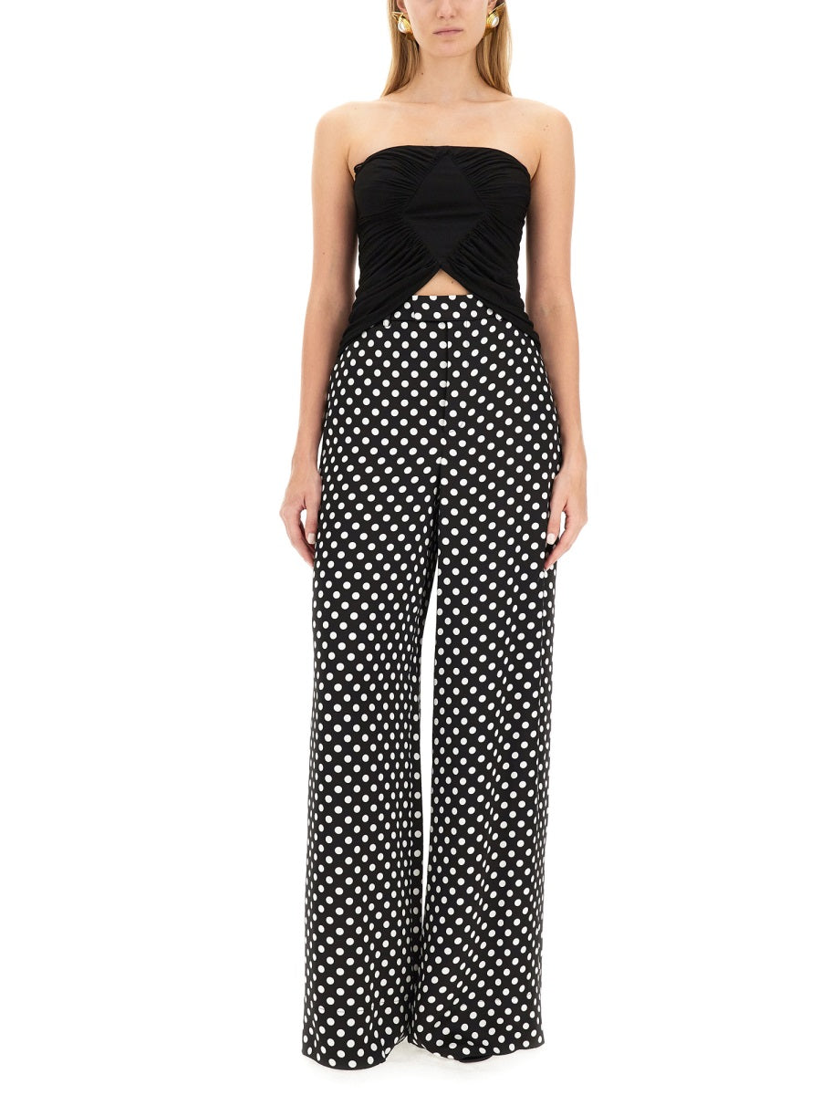 SAINT LAURENT Women's Wide Leg Pants - Size 38