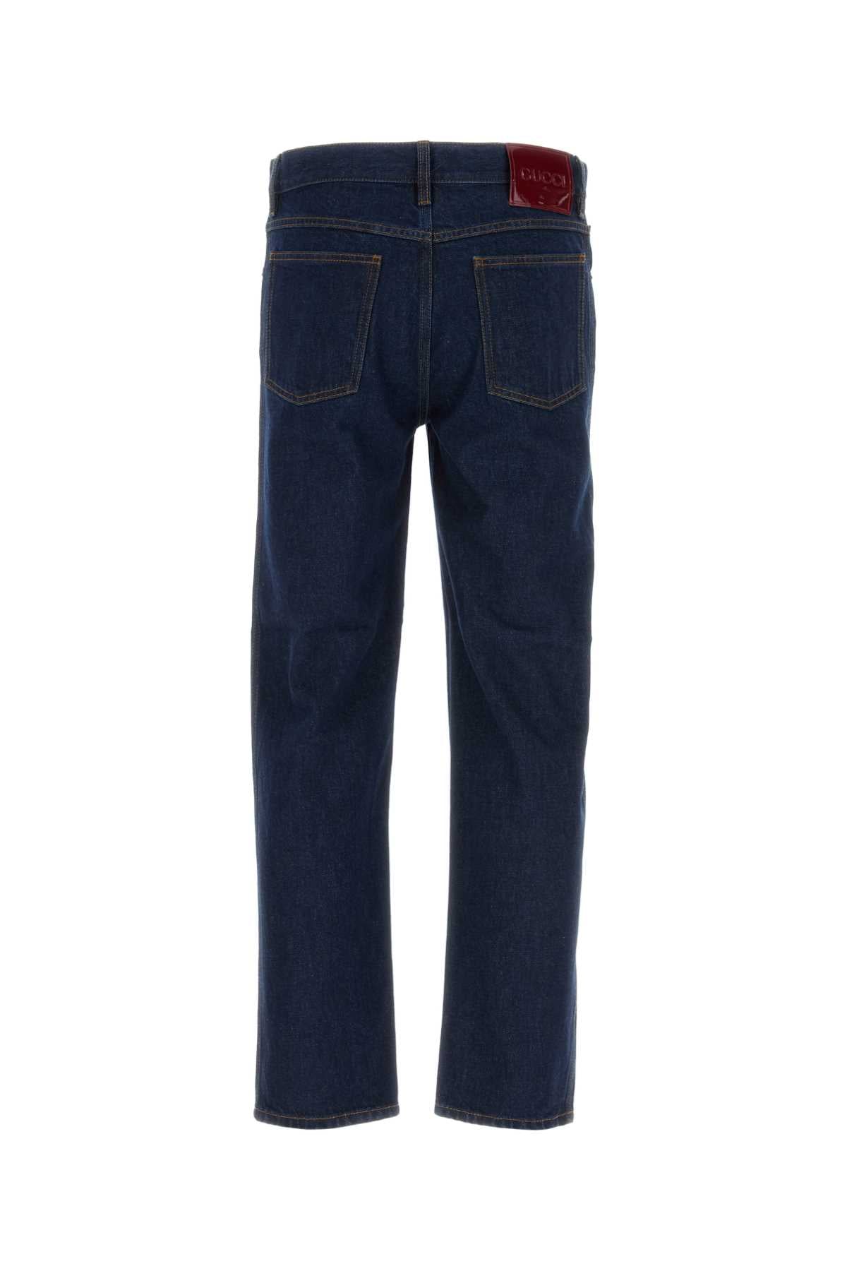 GUCCI Cropped Slim Fit Denim Jeans