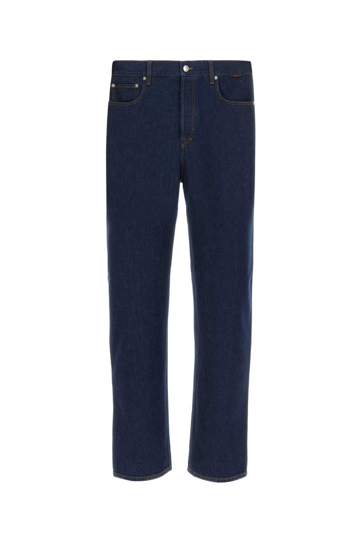 GUCCI Cropped Slim Fit Denim Jeans