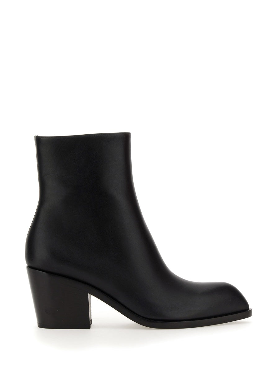 GIANVITO ROSSI Leather Ankle Boots for Women - FW23