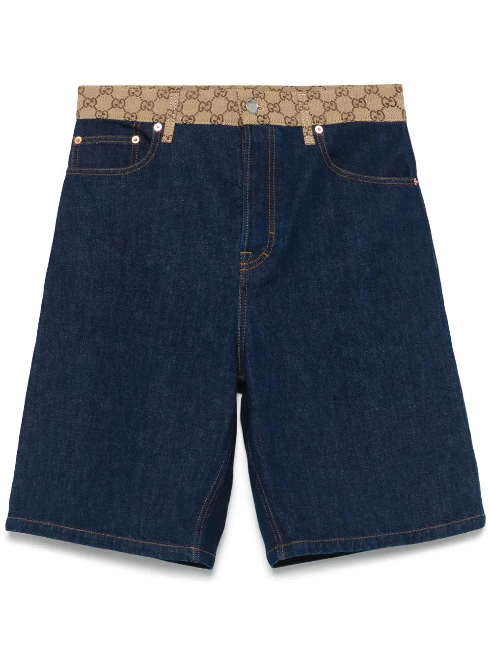 GUCCI Denim Bermuda Shorts for Men - Size 32