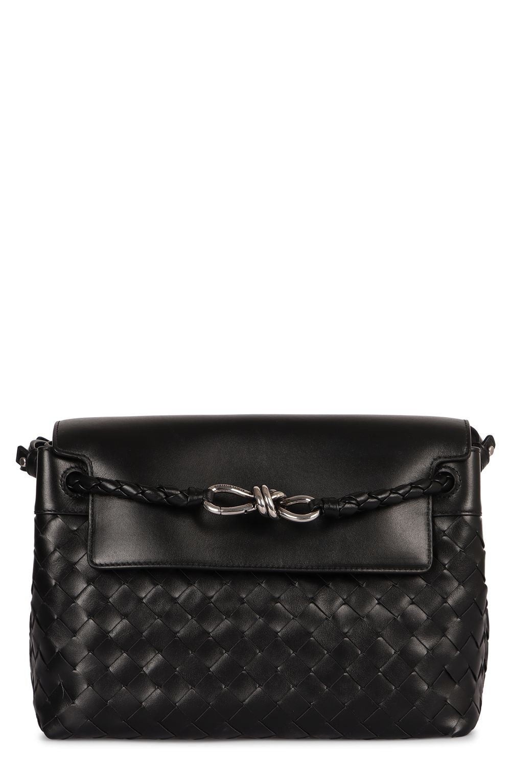 BOTTEGA VENETA Small Leather Messenger Handbag