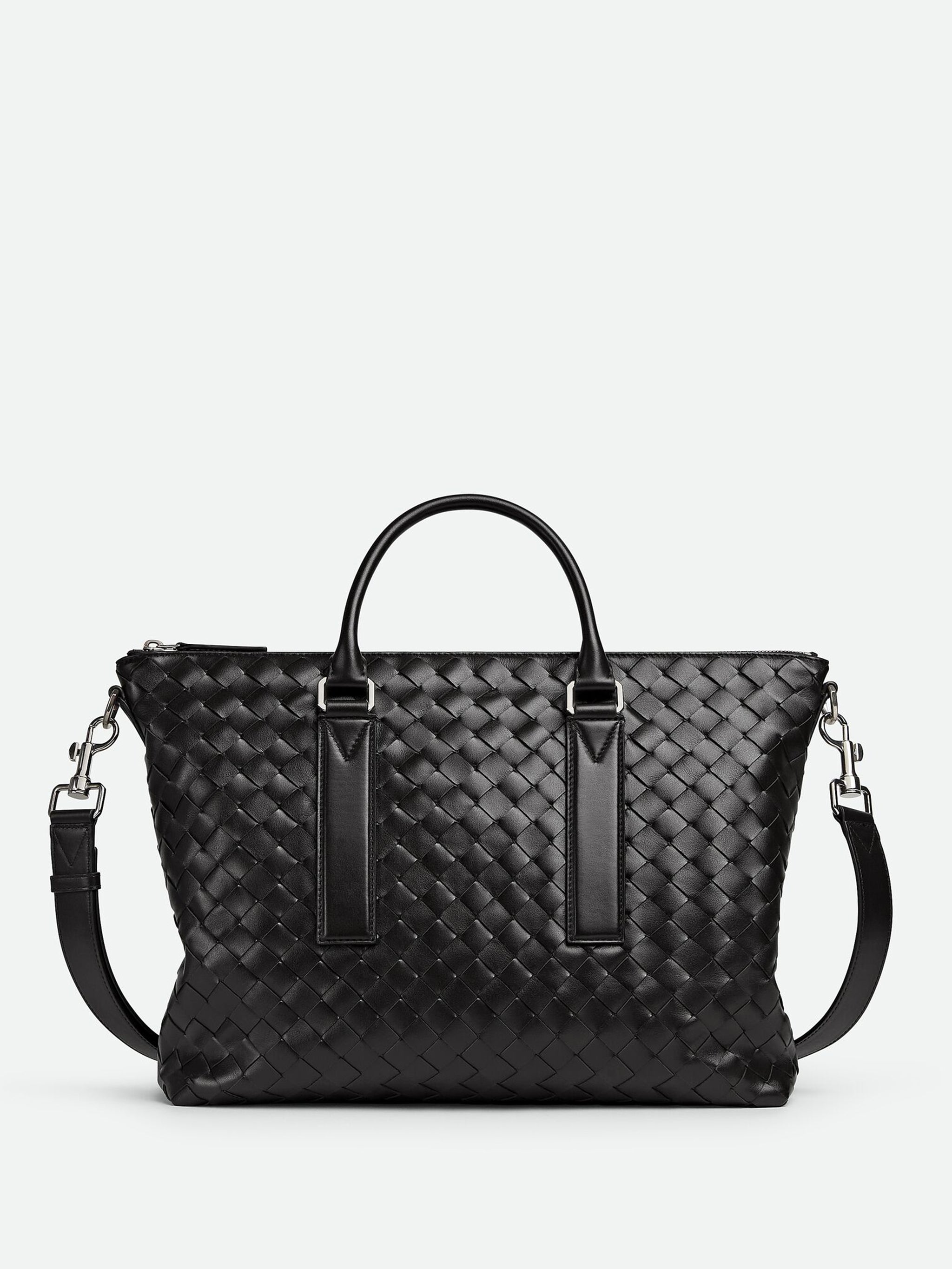 BOTTEGA VENETA Mini Intrecciato Soft Briefcase - Height 29 CM, Width 35 CM, Depth 7 CM