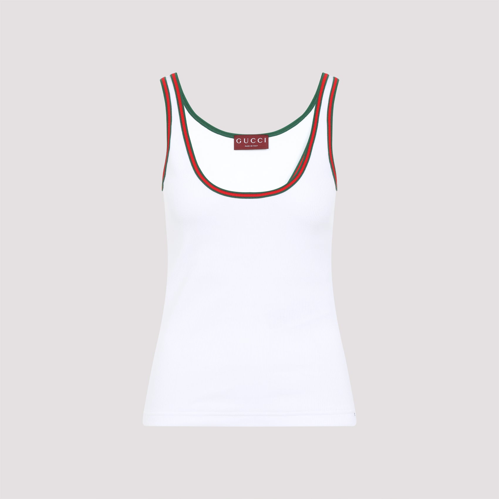 GUCCI Stretch Cotton Tank Top - Women's Regular Fit