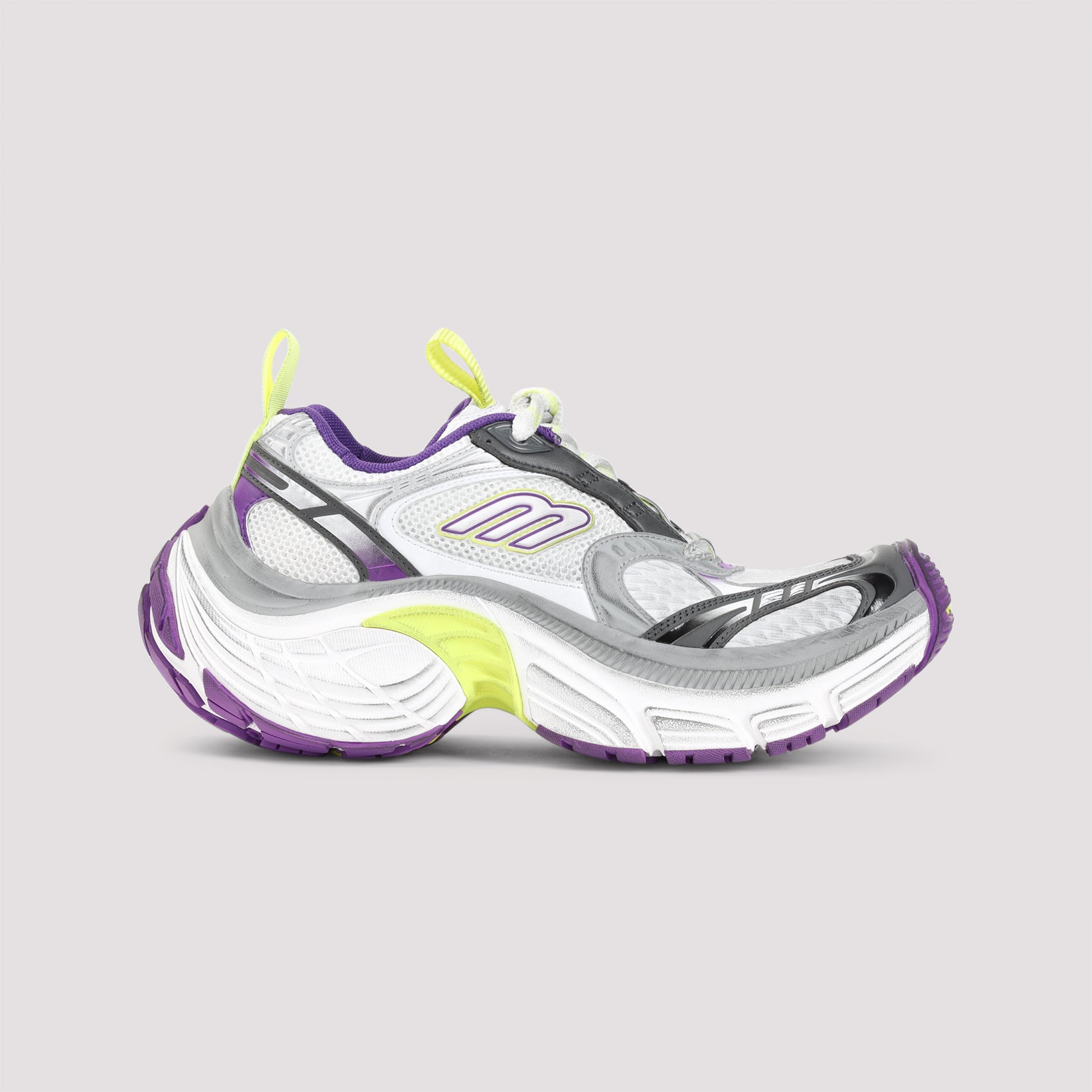 BALENCIAGA 6XL Multicolor Mesh and Rubber Sneakers