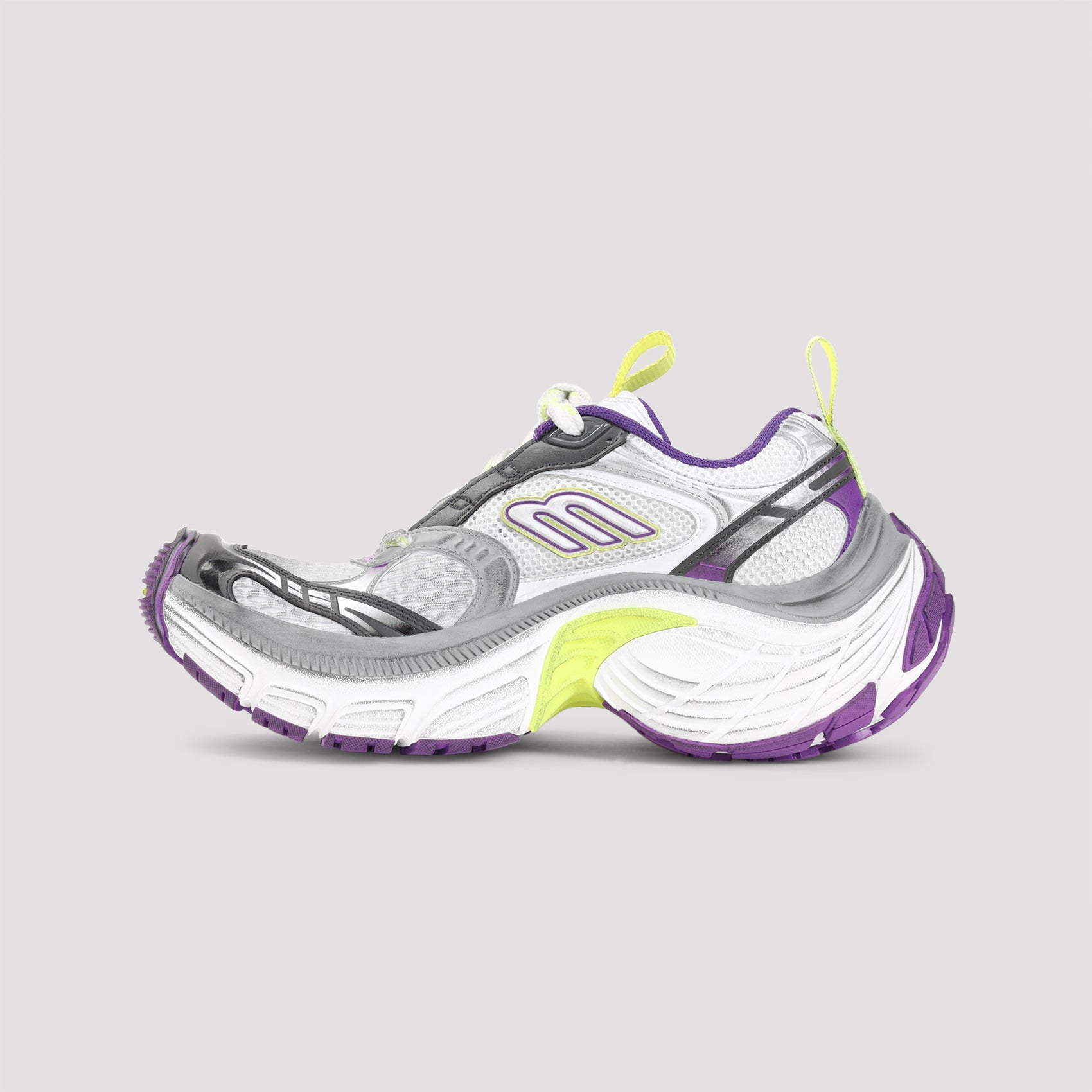 BALENCIAGA 6XL Multicolor Mesh and Rubber Sneakers