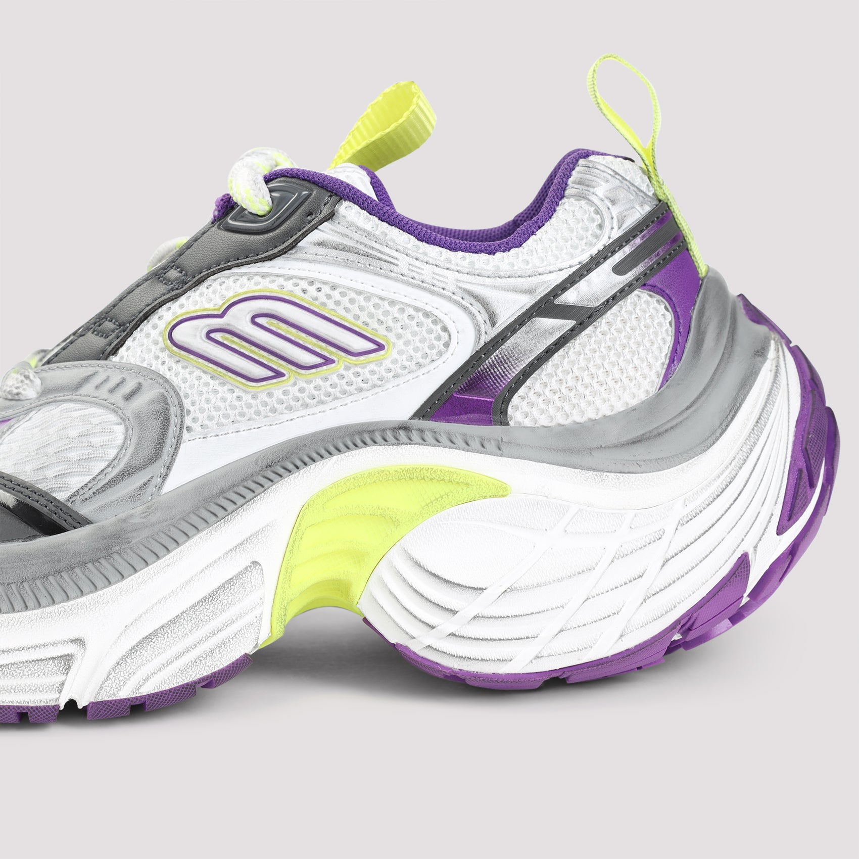 BALENCIAGA 6XL Multicolor Mesh and Rubber Sneakers