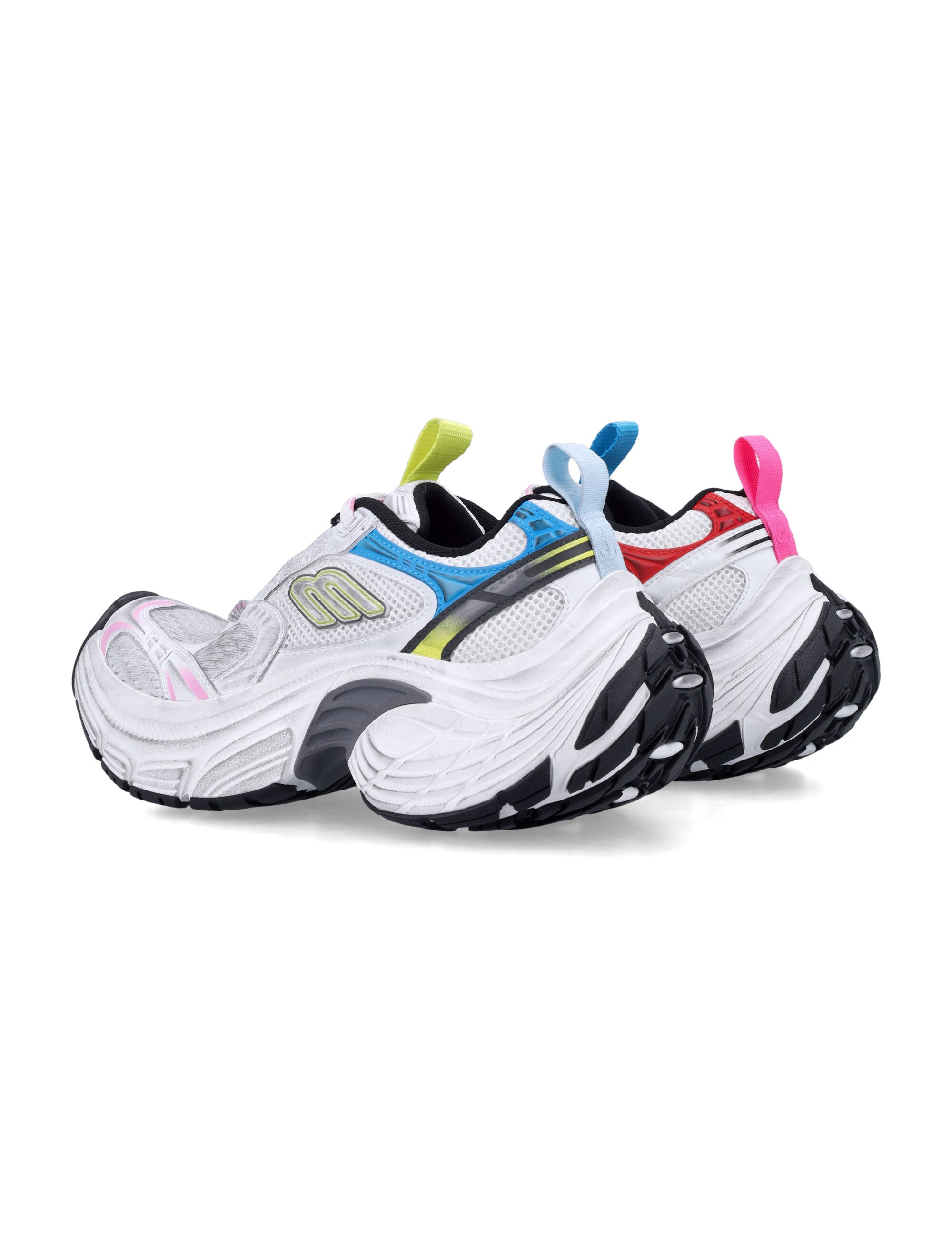 BALENCIAGA Multicolor 6XL Mesh and Rubber Sneakers