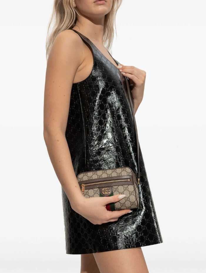 GUCCI Mini Elevated Handbag with Web Stripe