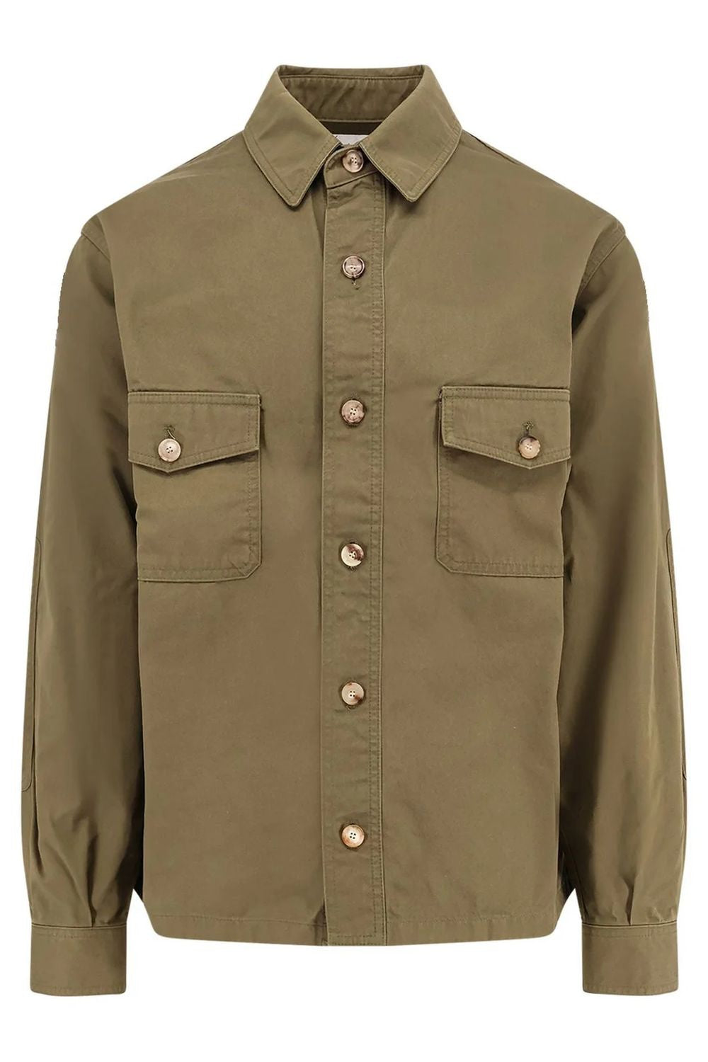 SAINT LAURENT Men's Twill Overshirt