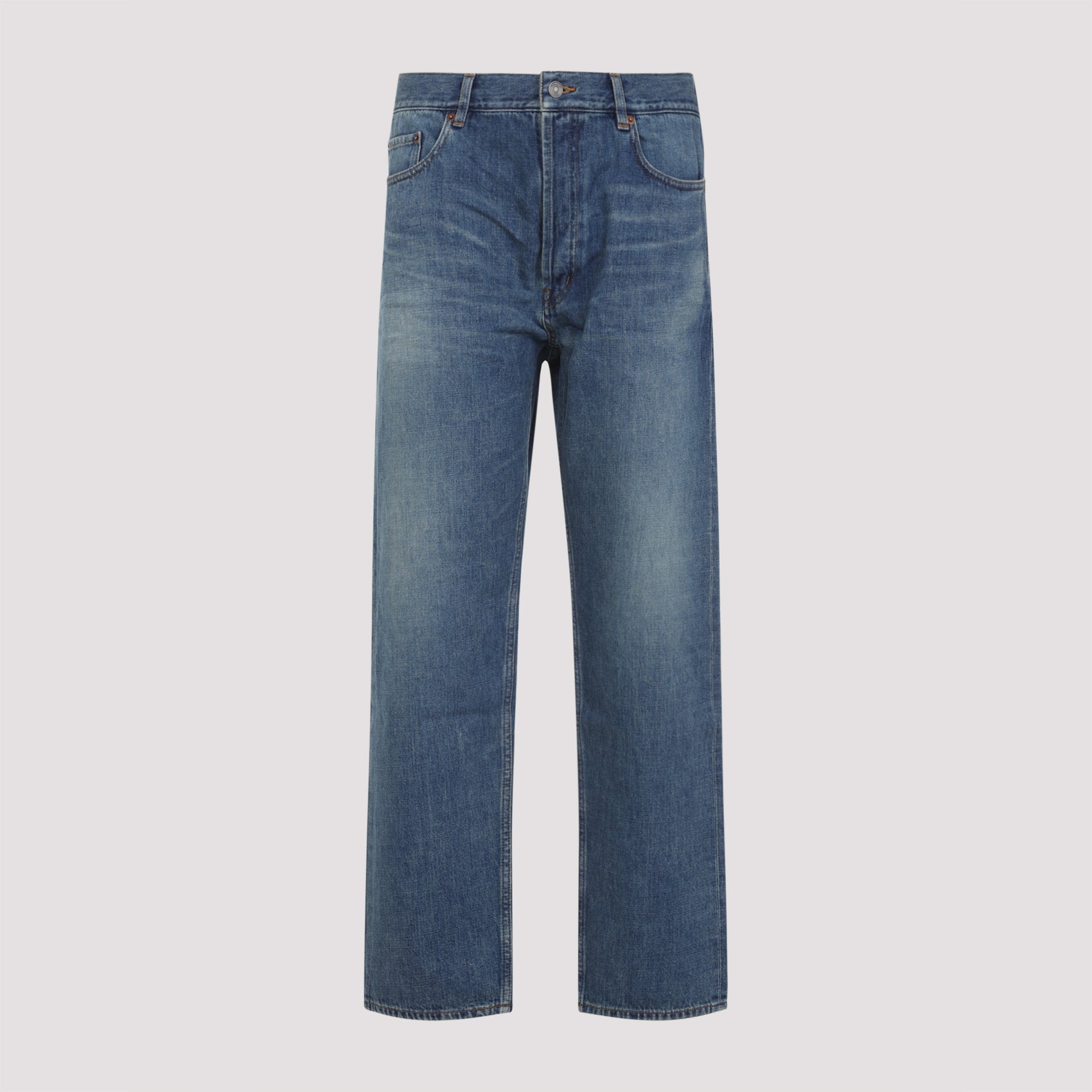 SAINT LAURENT Mid-Rise Straight Leg Denim Pants - Size 31