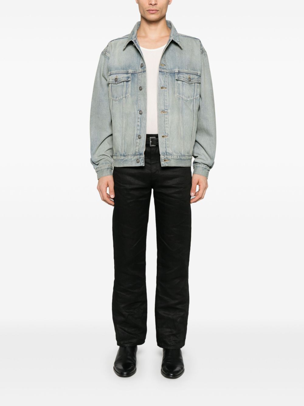 SAINT LAURENT Denim Trucker Jacket - SS25