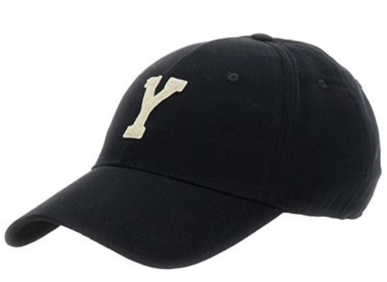 SAINT LAURENT Varsity Cap with Front Patch - Adjustable Fit