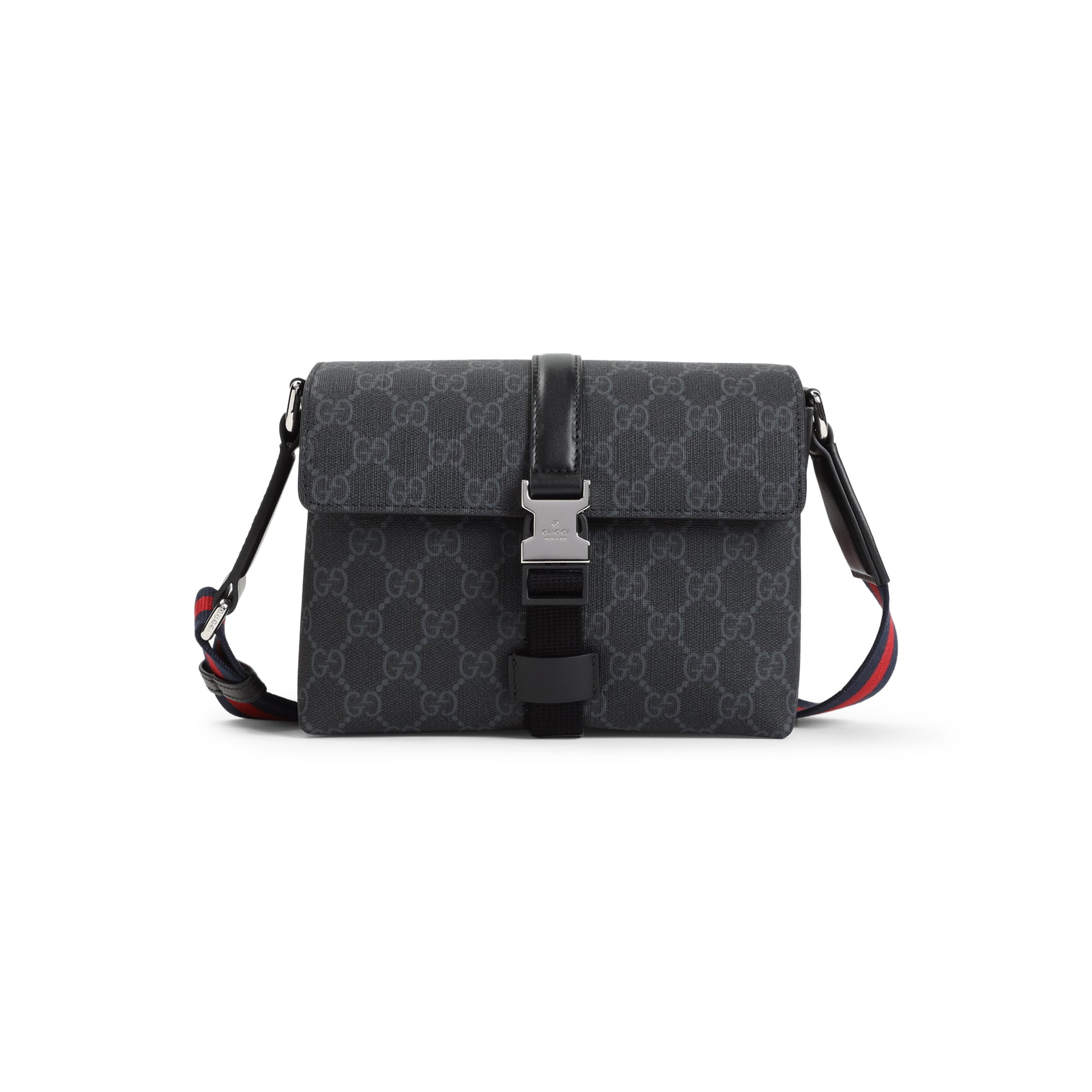 GUCCI Mini Fabric Handbag with Web Strap