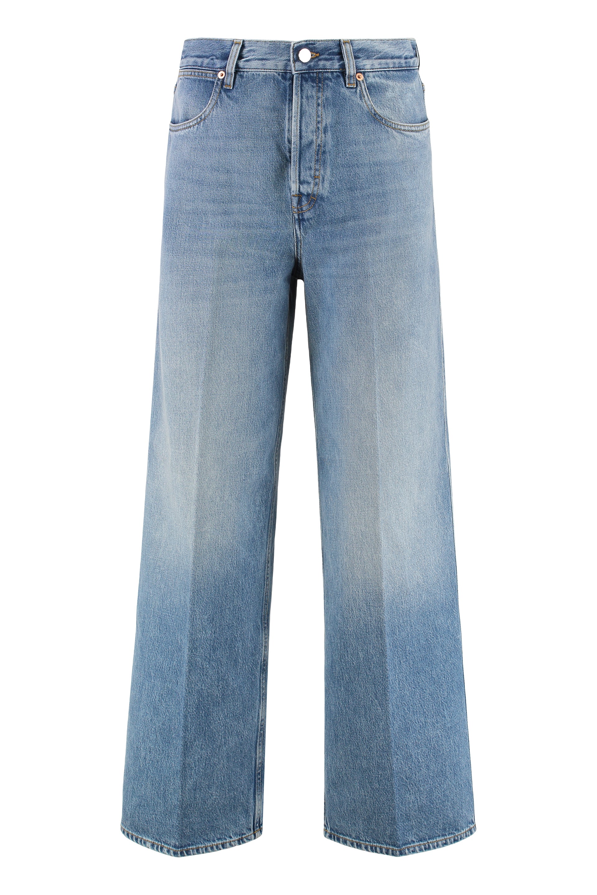 GUCCI Wide-Leg Jeans Size 26 for Women