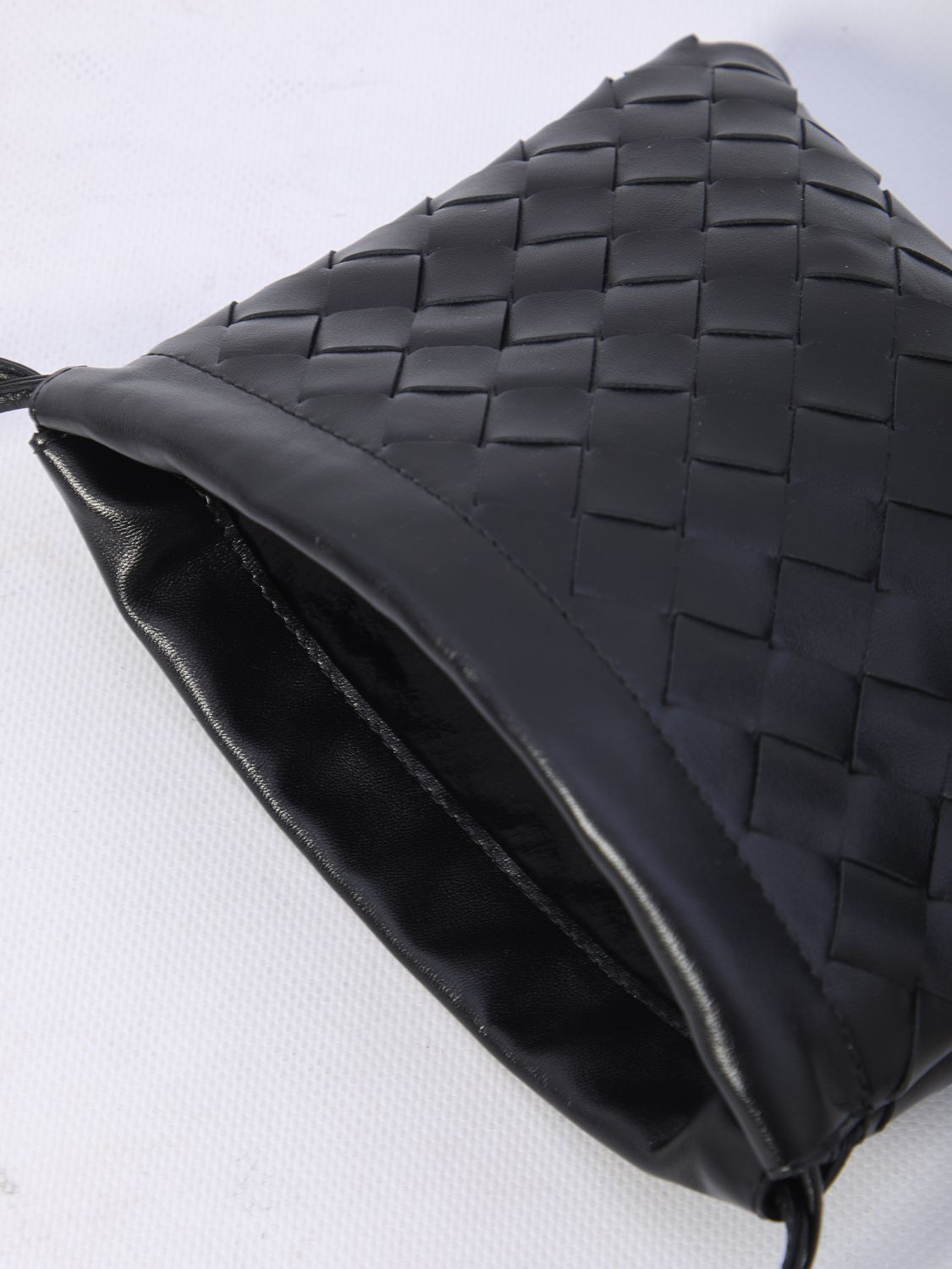 BOTTEGA VENETA Mini Woven Leather Clutch