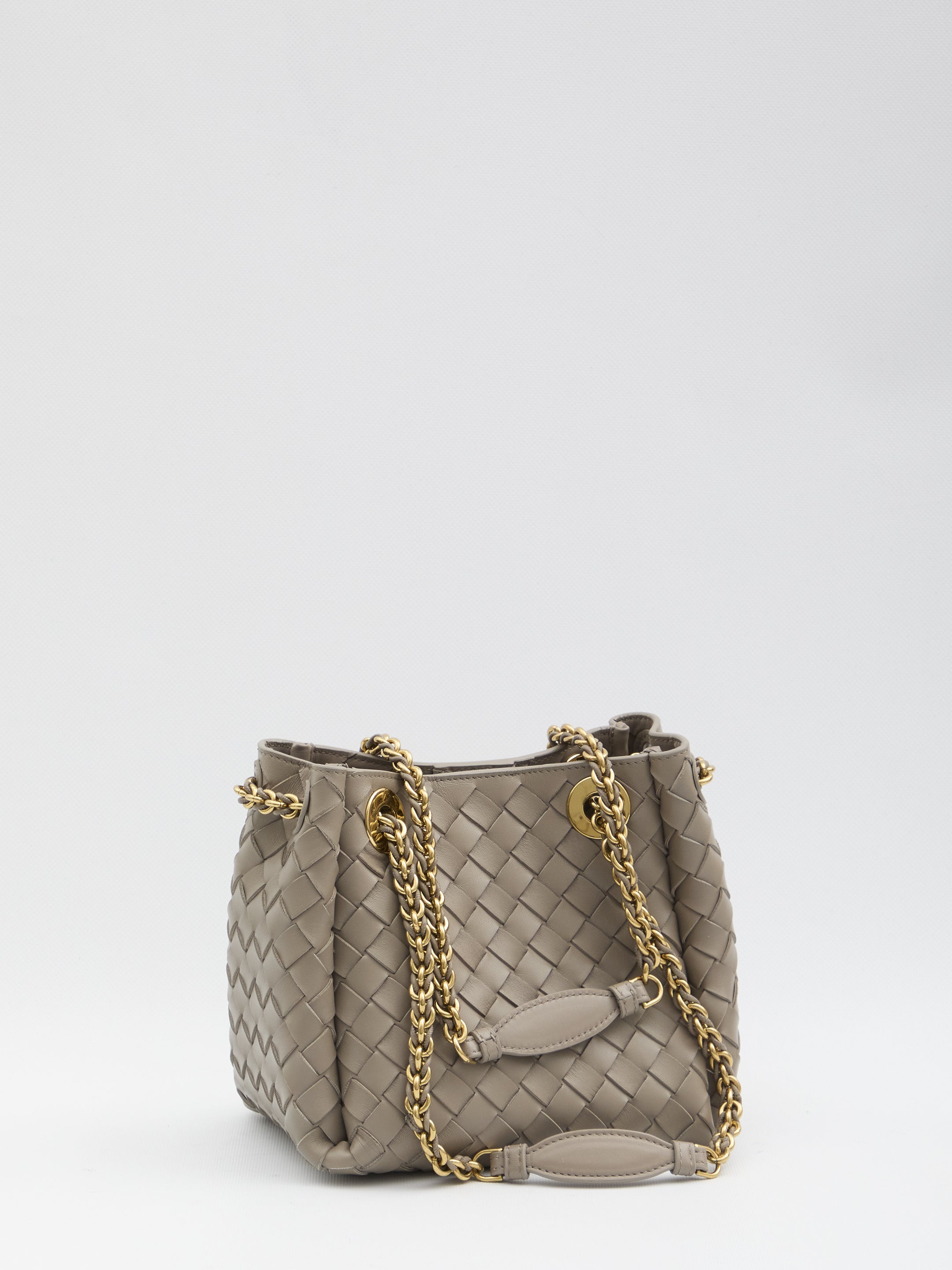BOTTEGA VENETA Mini Parachute Handbag with Chain