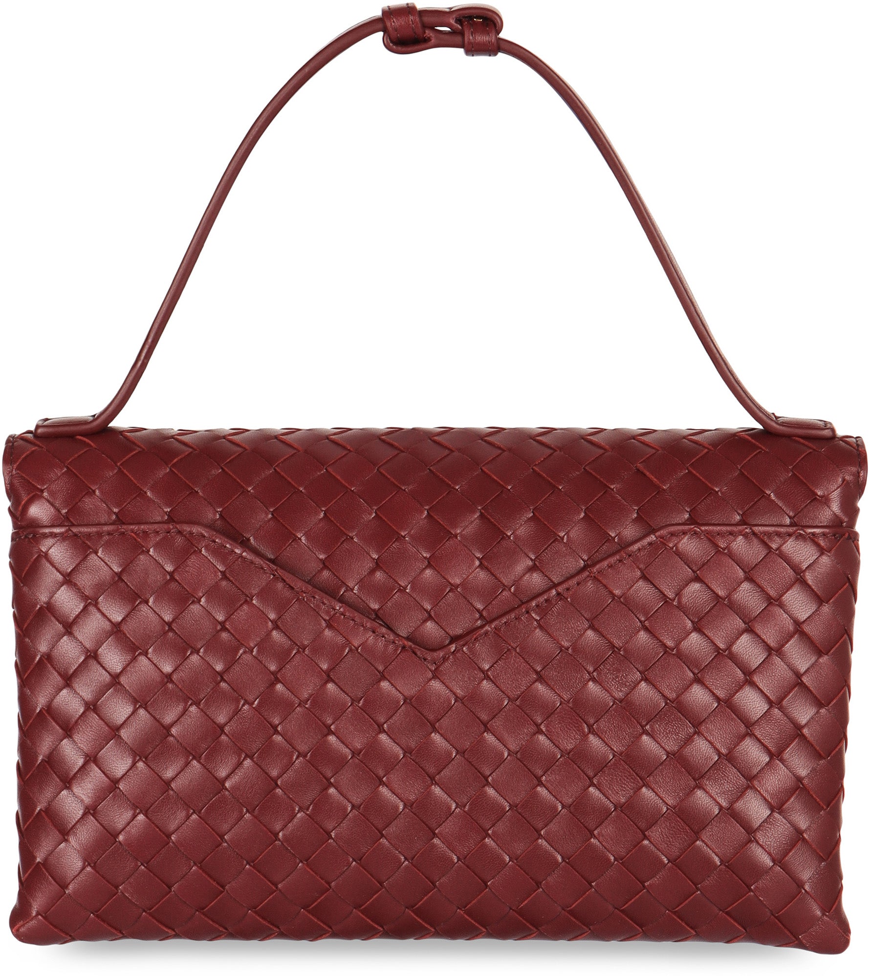 BOTTEGA VENETA Knot Lock Mini Leather Crossbody Handbag