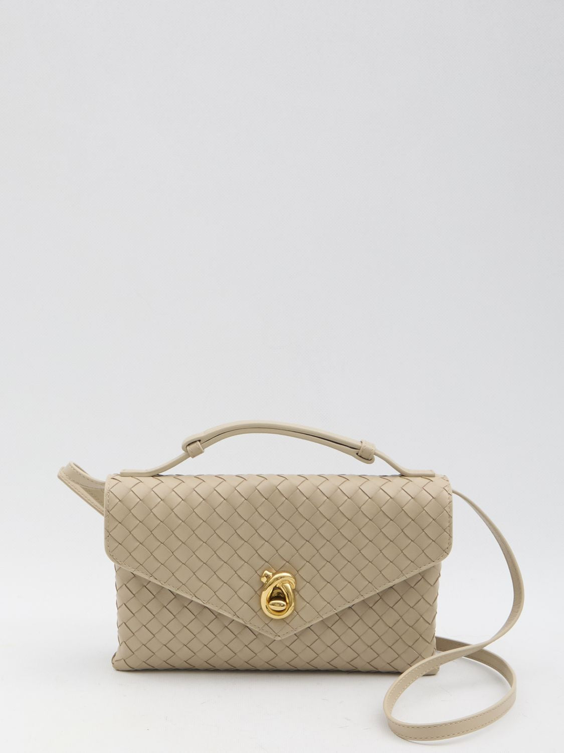 BOTTEGA VENETA Mini Knot Lock Shoulder Handbag
