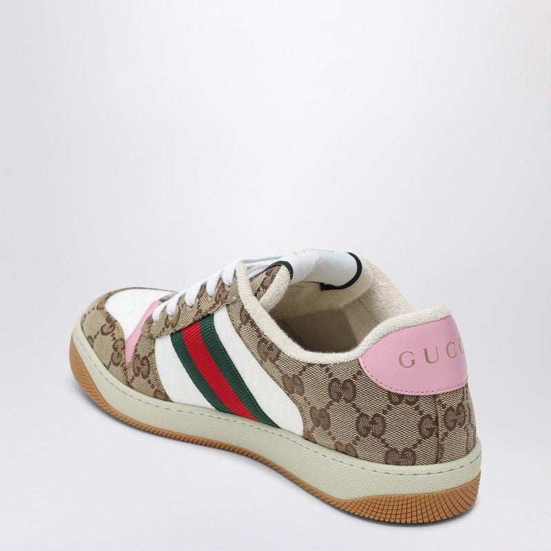 GUCCI Low Top Trainer with Vintage Detailing