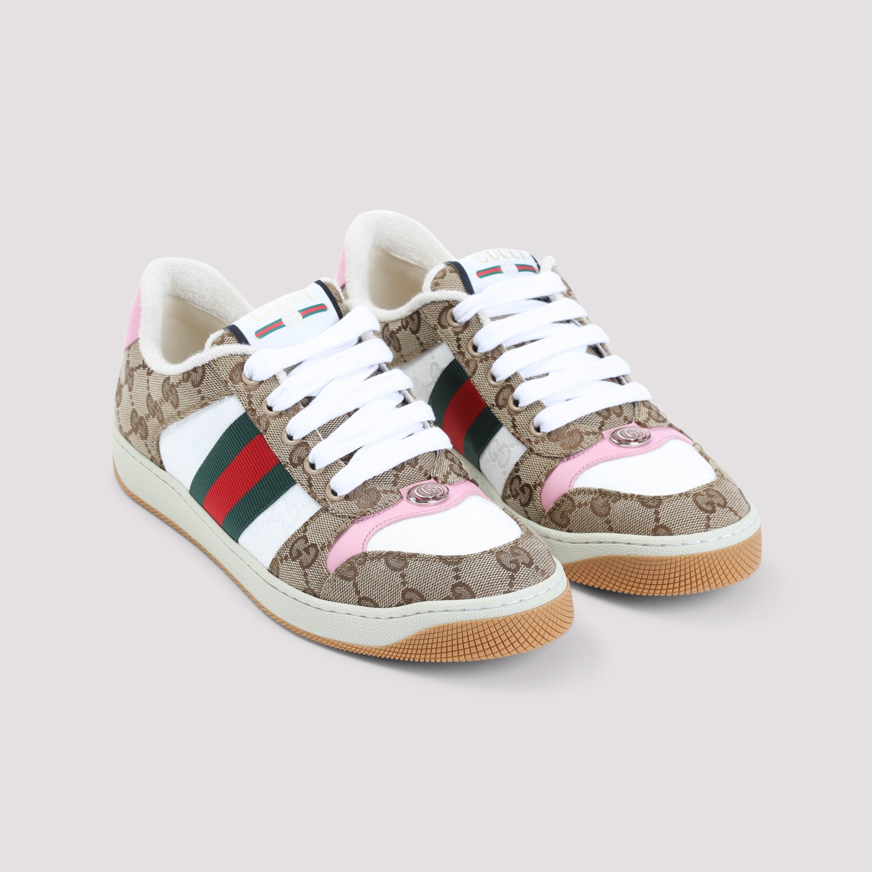 GUCCI Low Top Trainer with Vintage Detailing