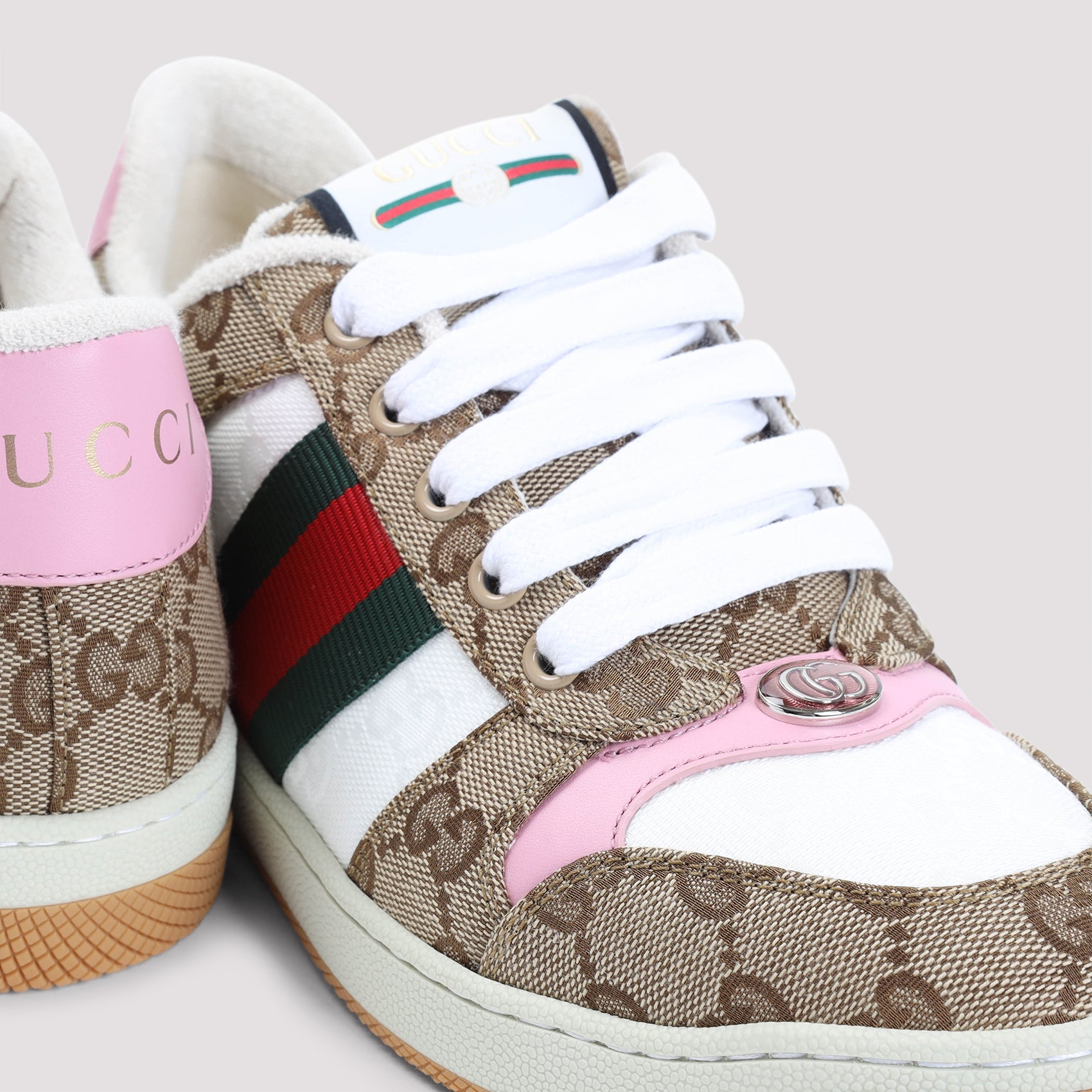 GUCCI Low Top Trainer with Vintage Detailing