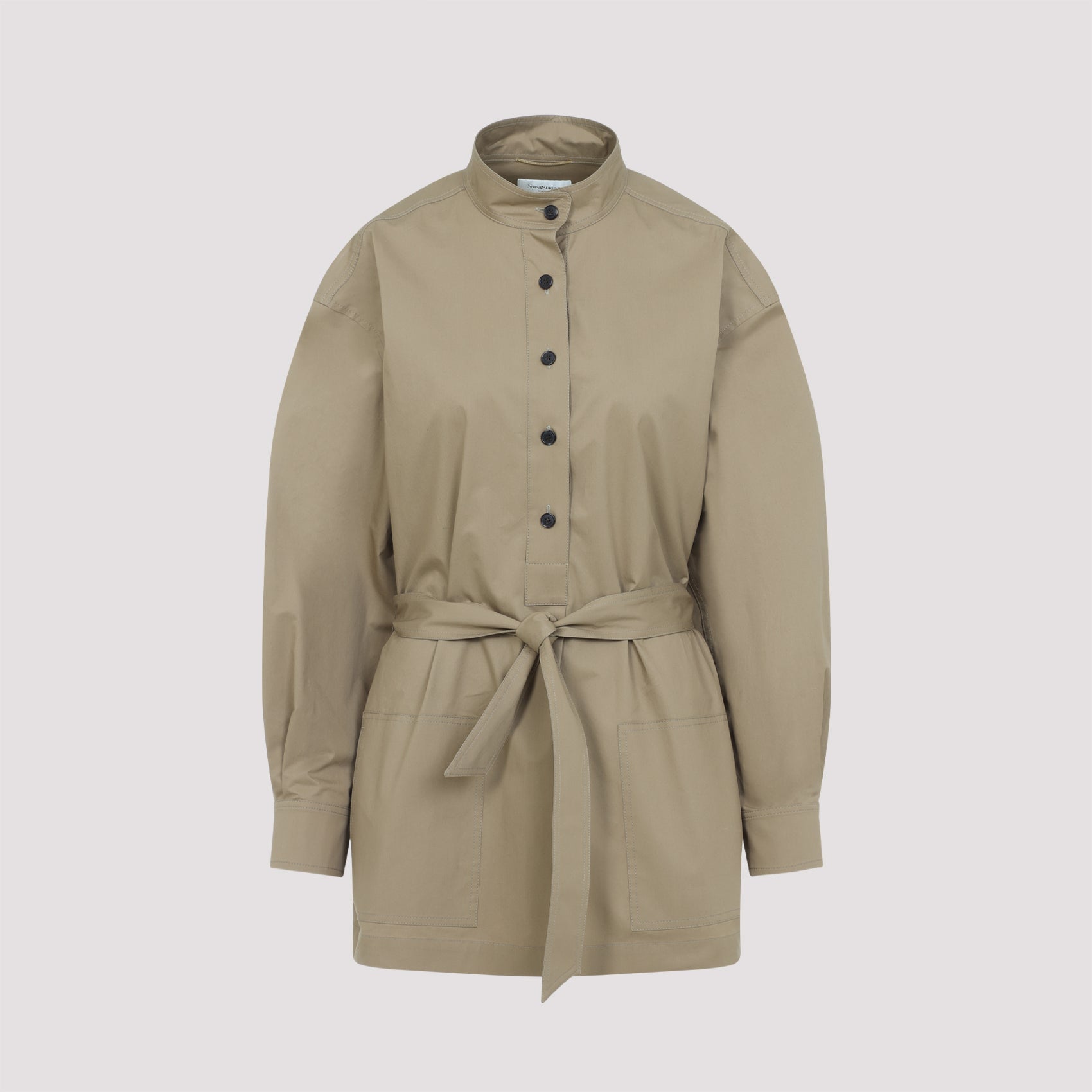 SAINT LAURENT Long Cotton Shirt for Women