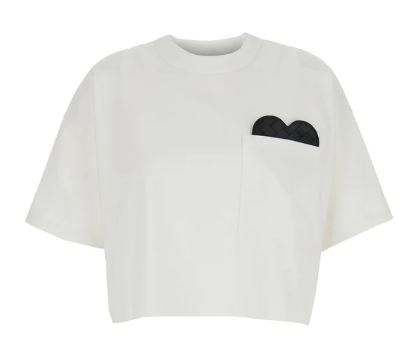 BOTTEGA VENETA Pure Cotton T-Shirts and Polos for Women - SS25 Collection