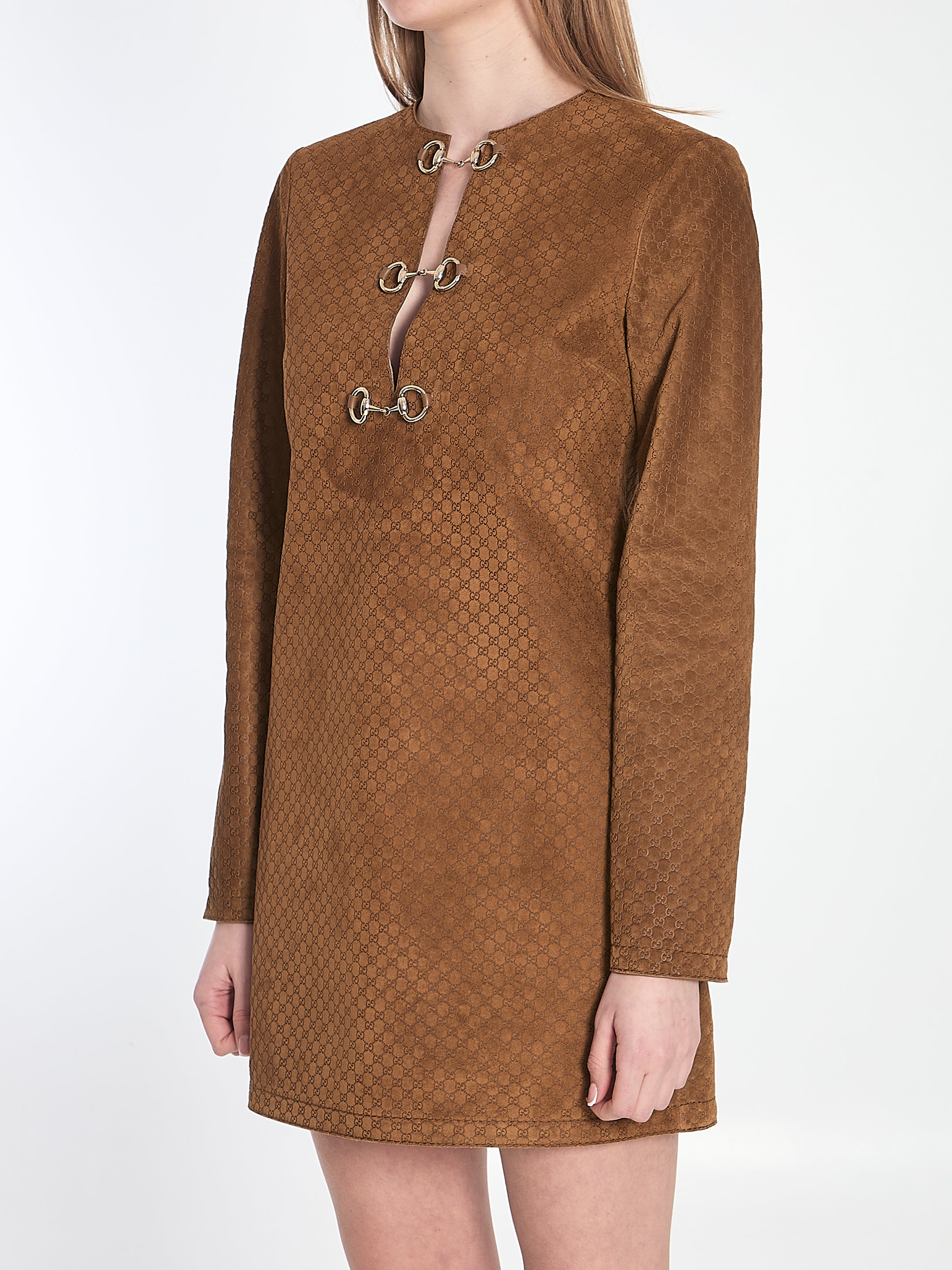 GUCCI Chic Mini Dress with GG Pattern