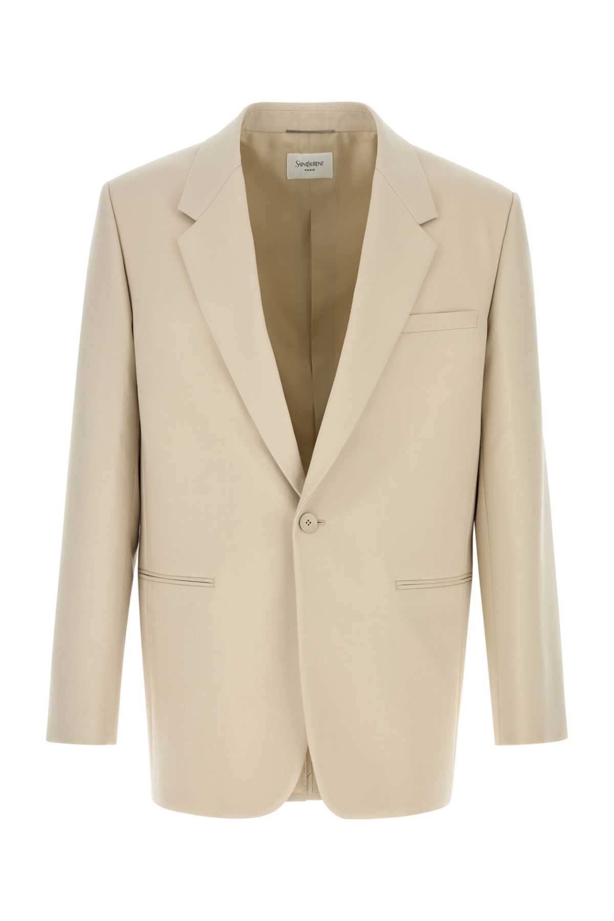 SAINT LAURENT Tailored Wool Blazer for Men