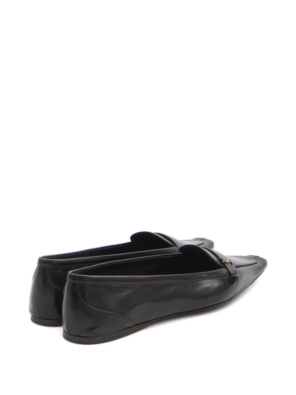 SAINT LAURENT Elegant Ballerina Flats with Strap Detailing