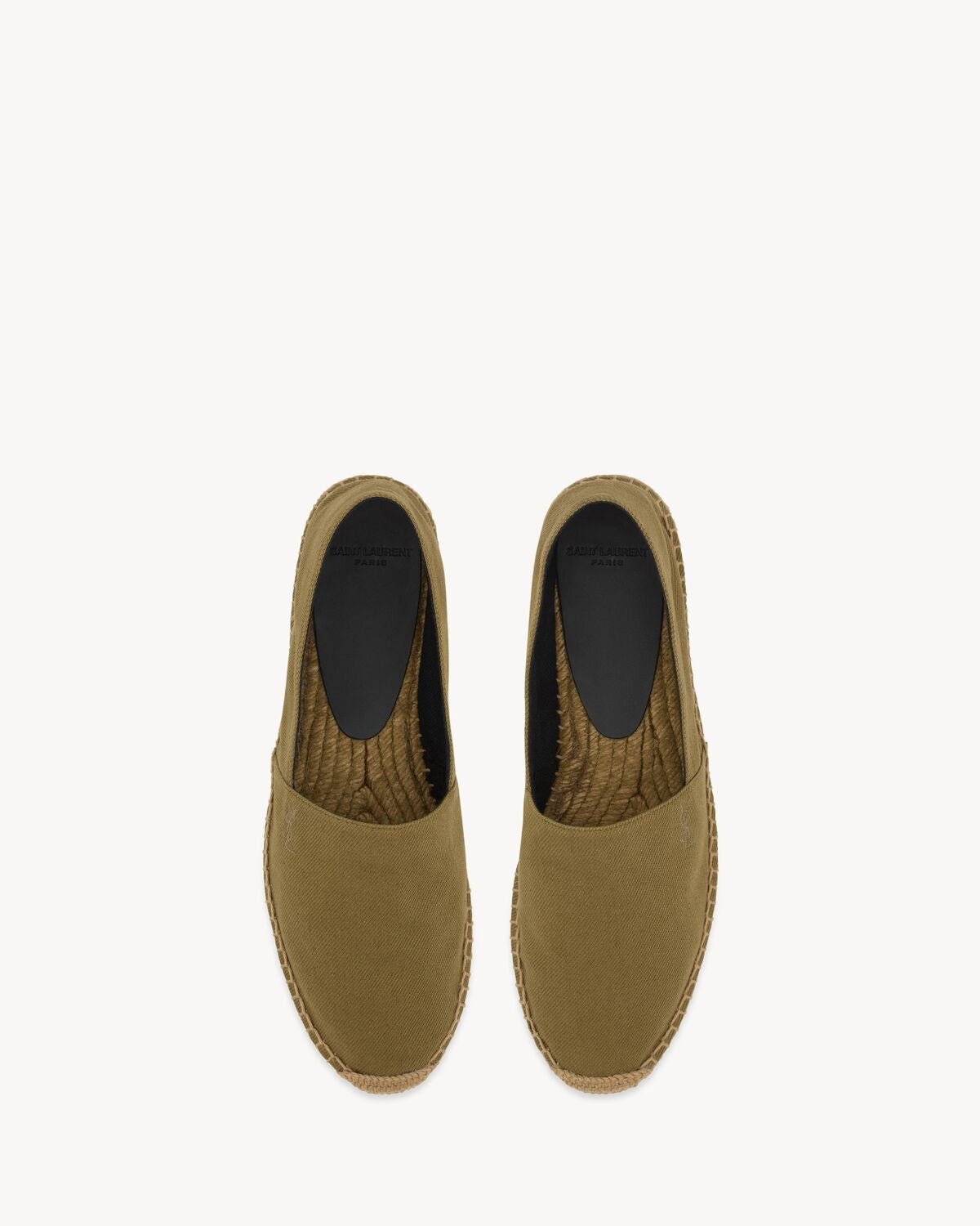 SAINT LAURENT Cotton Gabardine Espadrille Sandals - Men’s