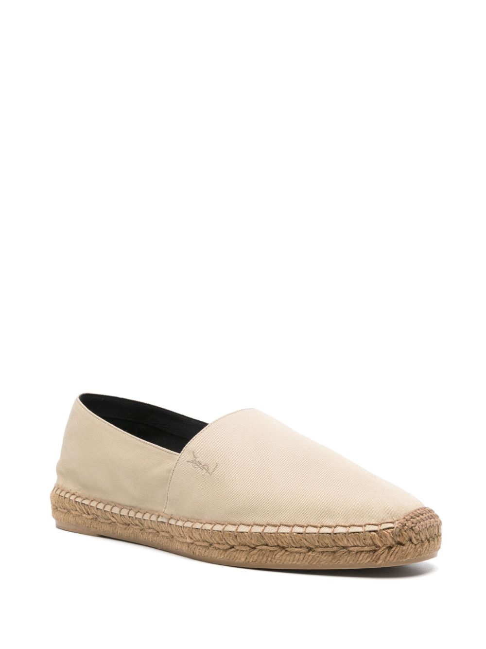SAINT LAURENT Cotton Flat Shoes for Men - SS25 Collection