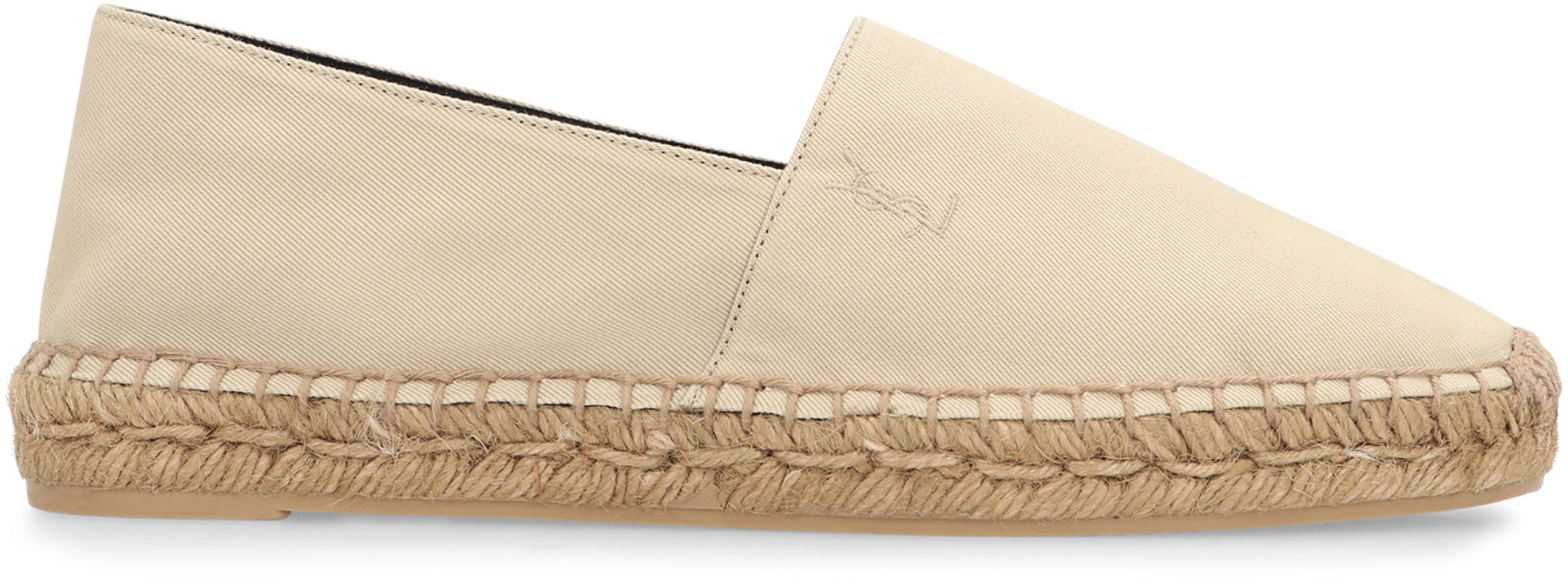 SAINT LAURENT Round Toe Braided Cord Espadrilles