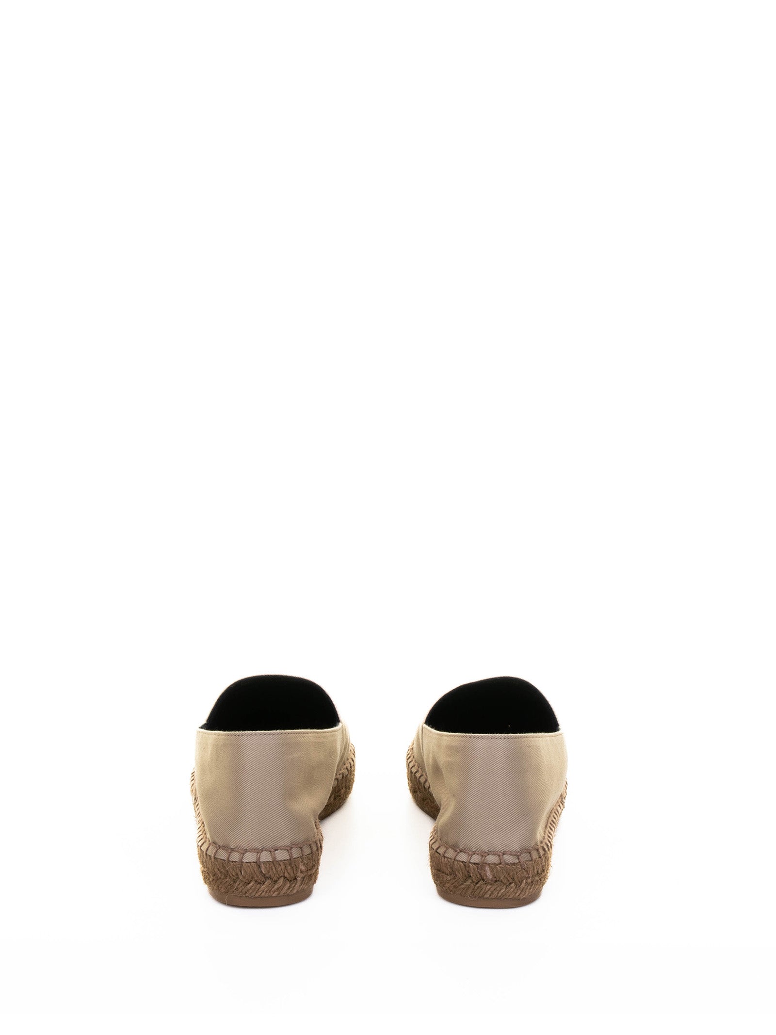SAINT LAURENT Round Toe Braided Cord Espadrilles
