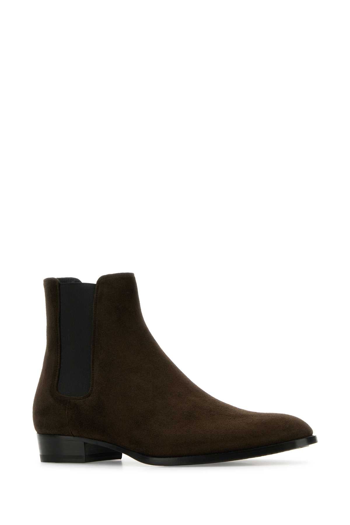 SAINT LAURENT Men's Wyatt Ankle Boots - SS25