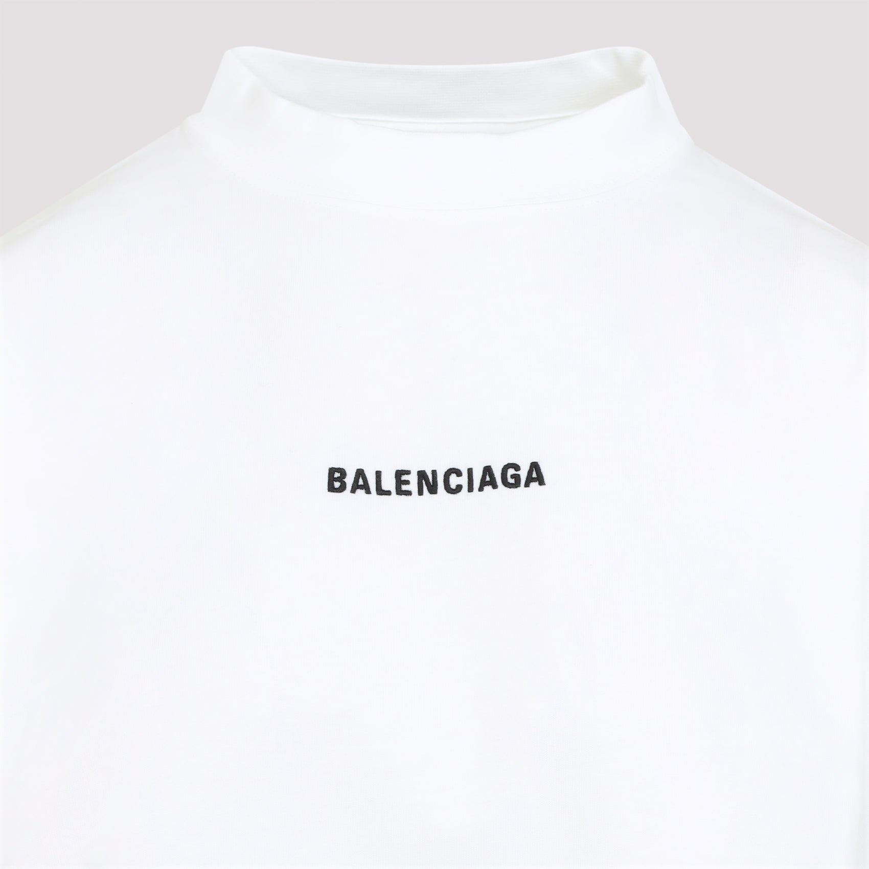 BALENCIAGA Cropped Logo T-Shirt for Women - SS25