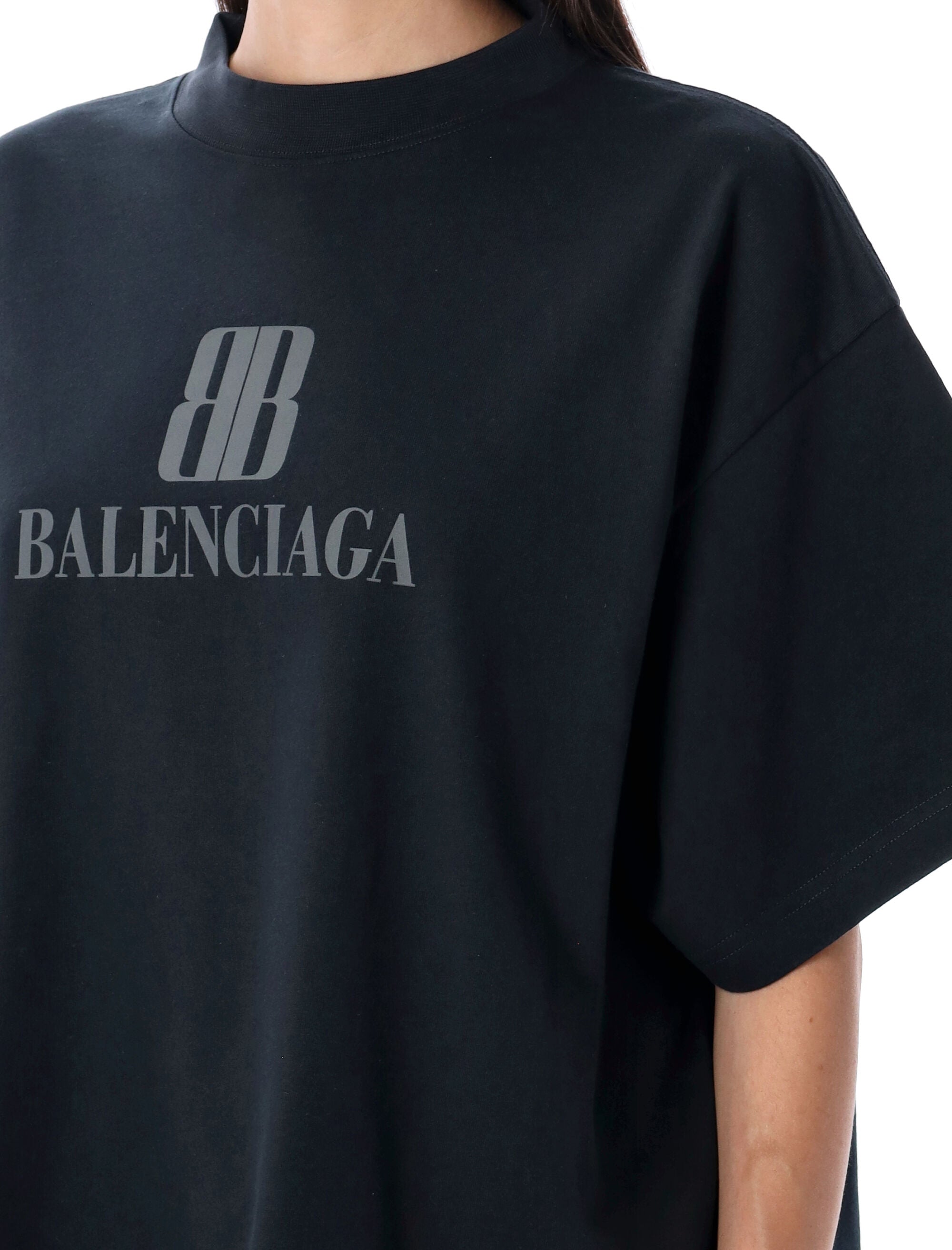 BALENCIAGA Women's Mini Cropped T-Shirt