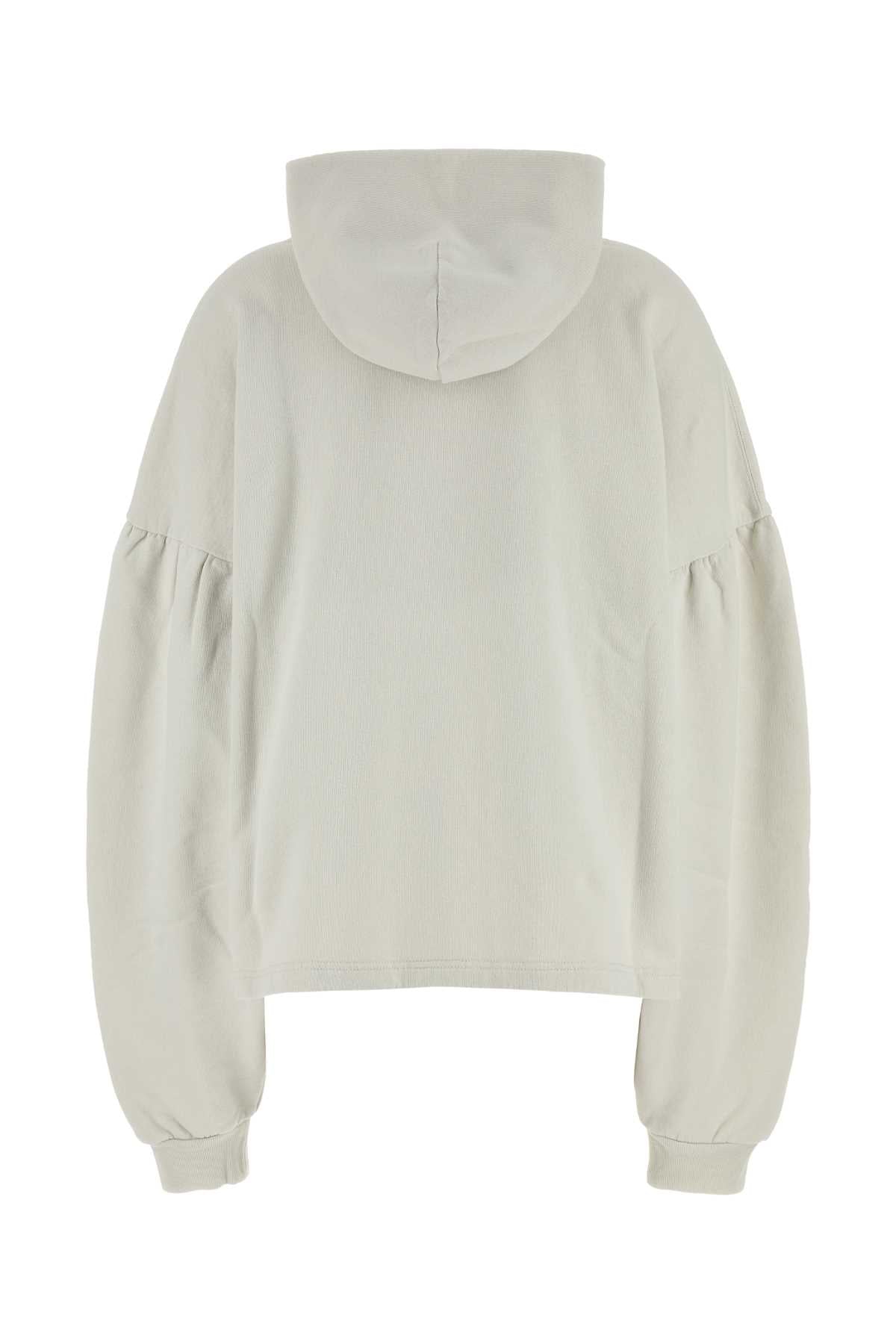 BALENCIAGA BB Logo Talc Hoodie for Women - Fall/Winter Collection 2025
