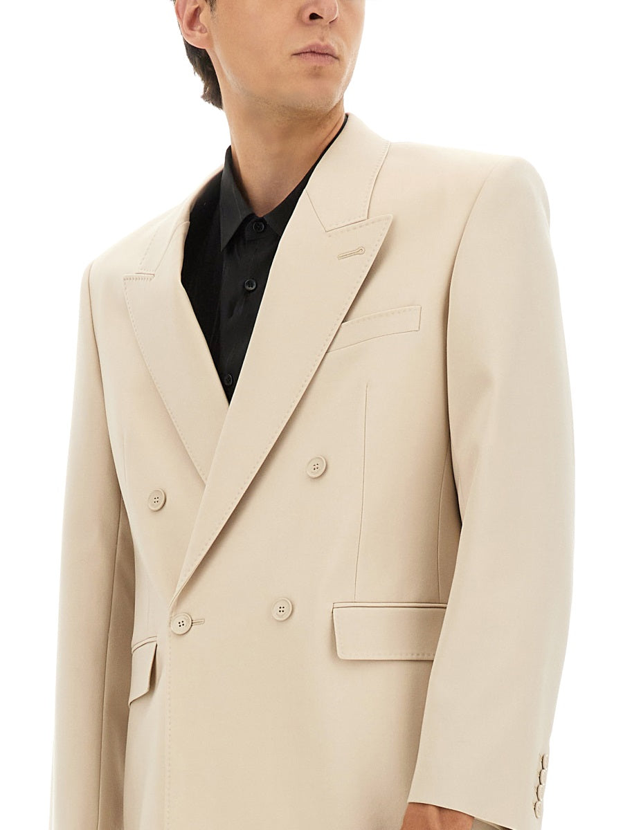 SAINT LAURENT Lightweight Wool Jacket - Size 48