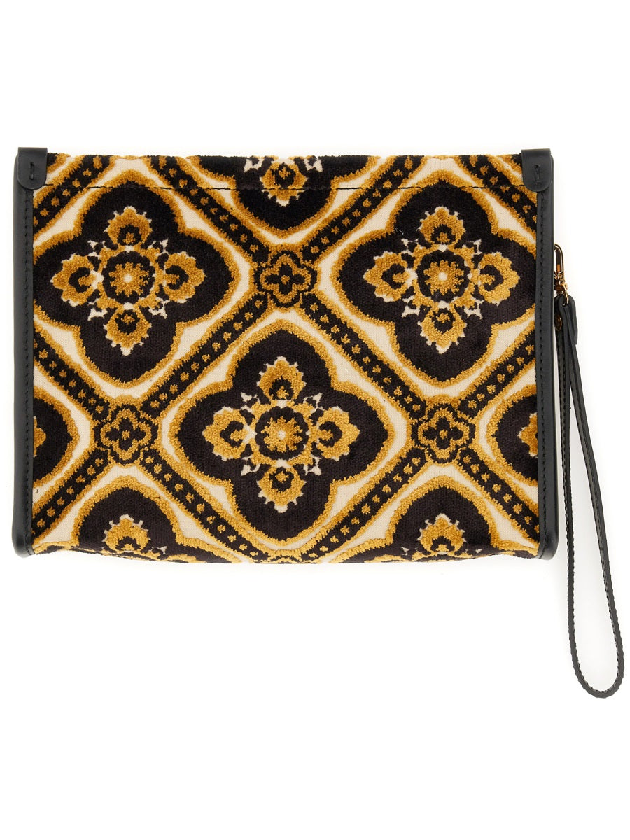 ETRO Medium Paisley Print Pouch Handbag