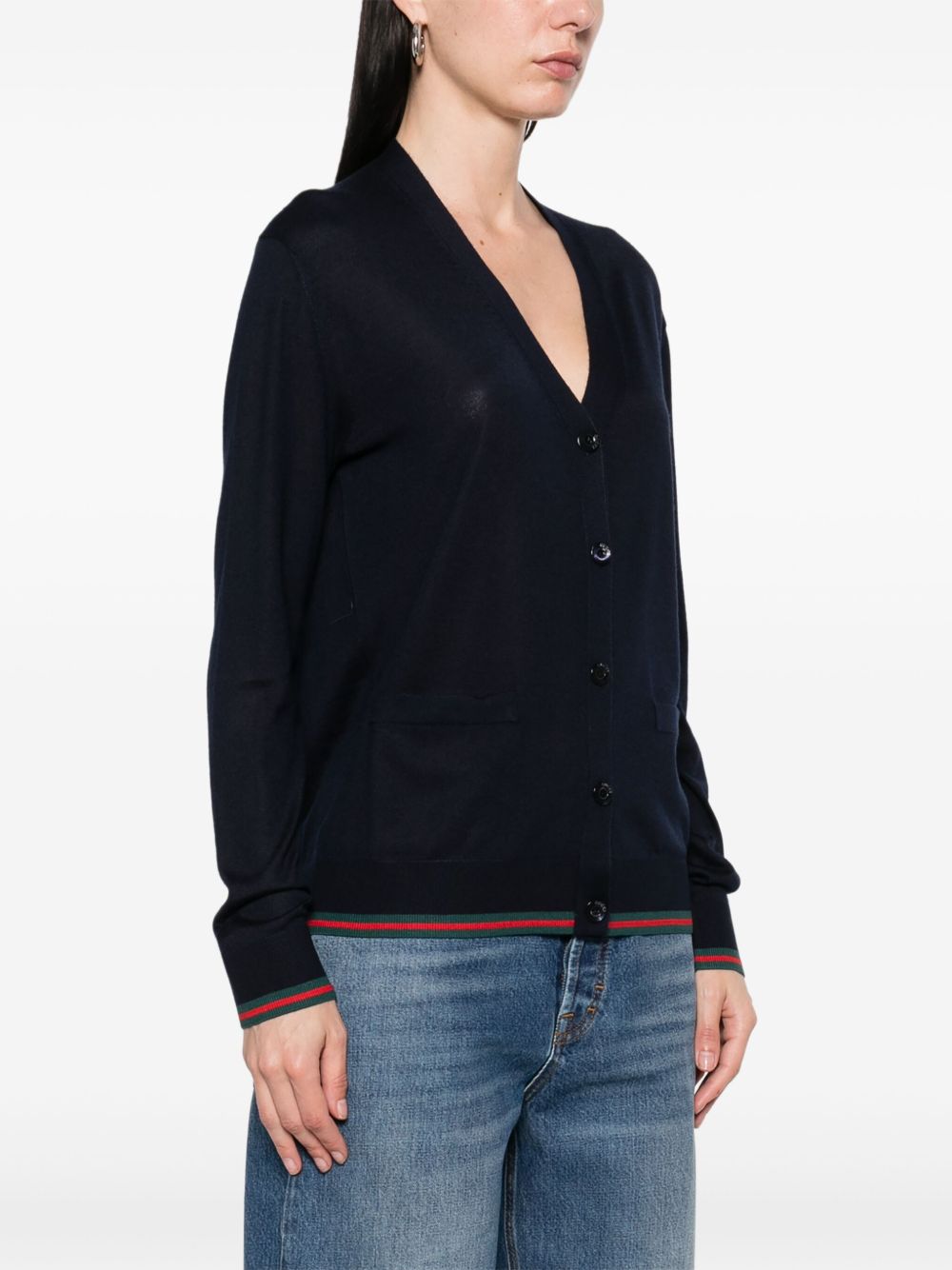 GUCCI Cashmere and Silk Cardigan for Women