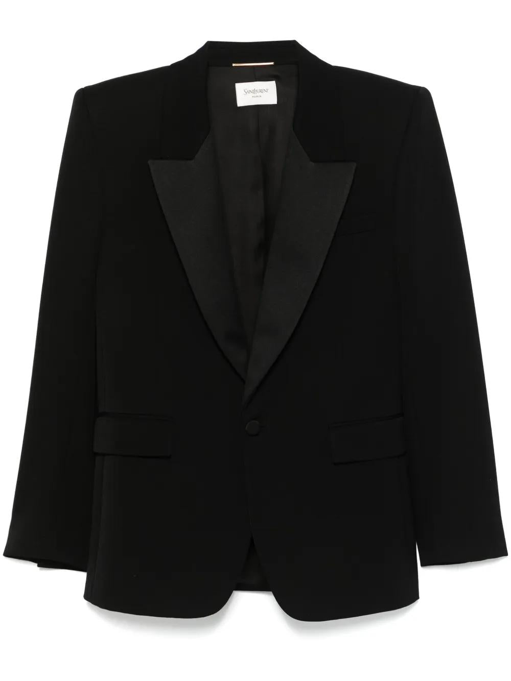 SAINT LAURENT Cotton Jacket for Women - SS25 Collection