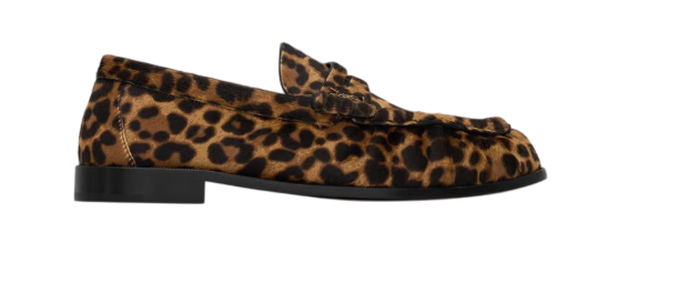 SAINT LAURENT Leather Flat Shoes for Women - SS25 Collection