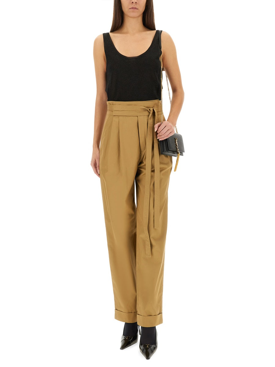 SAINT LAURENT Lurex Knit Tank Top - Size S