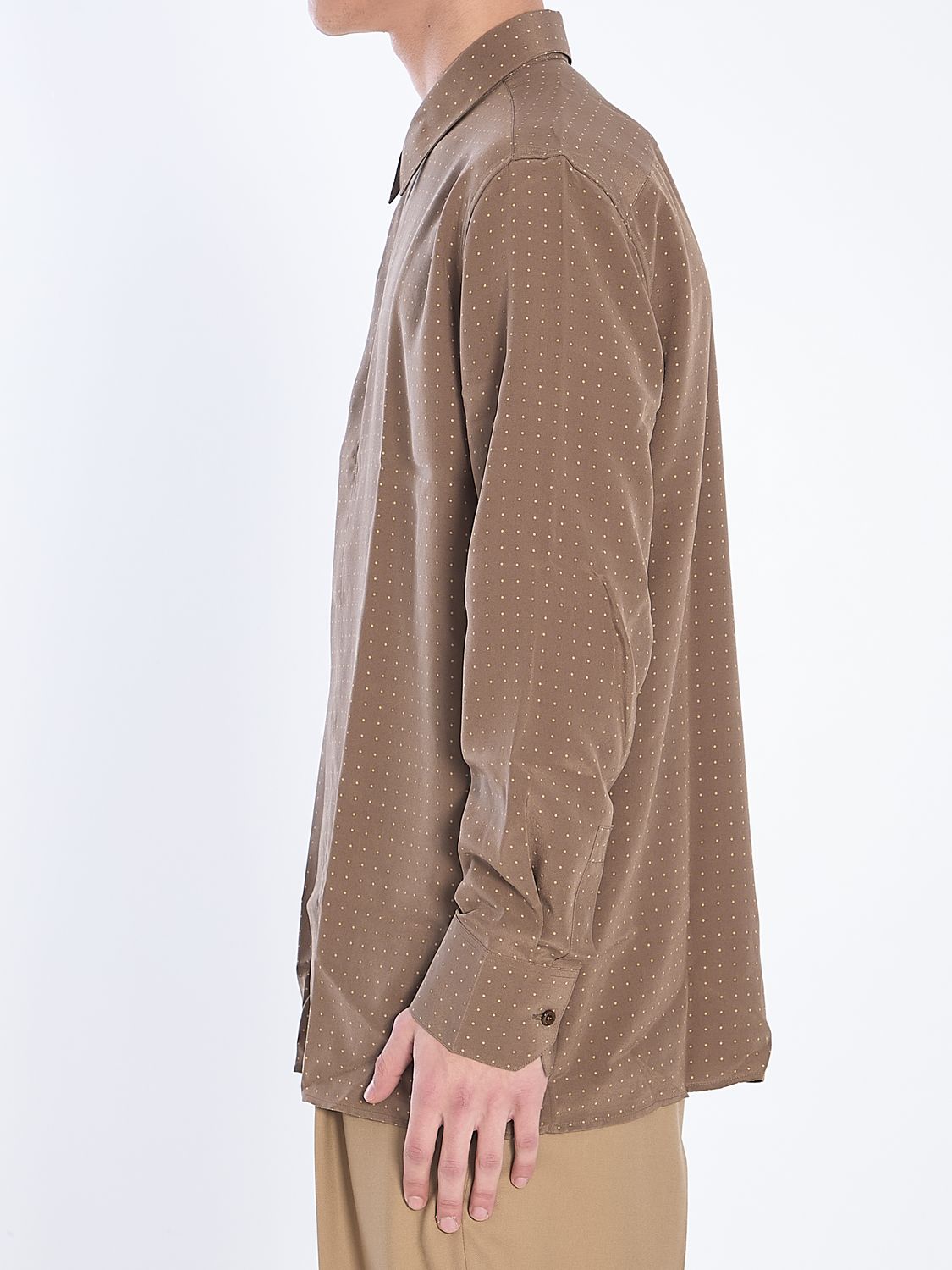 SAINT LAURENT Polka Dots Shirt - Relaxed Fit, Size IT 41