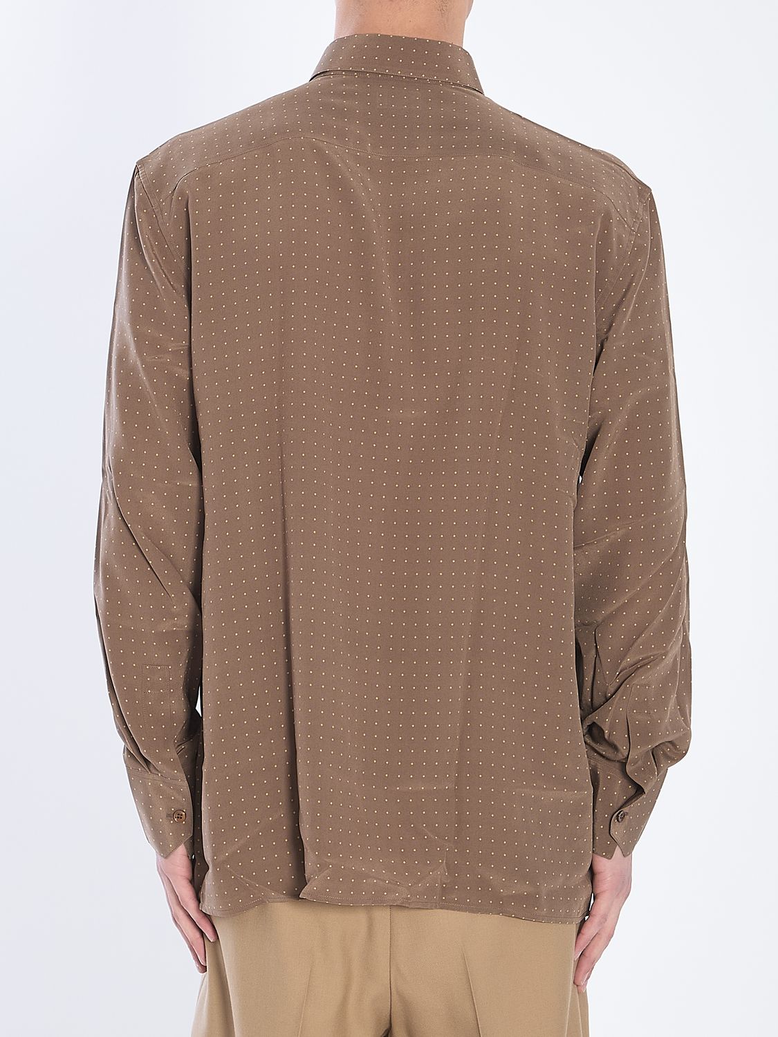 SAINT LAURENT Polka Dots Shirt - Relaxed Fit, Size IT 41